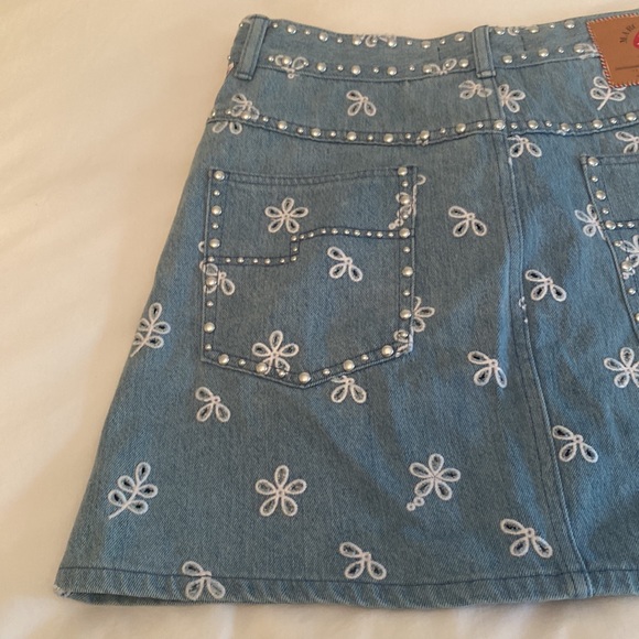NWT Marc Jacobs Denim Mini Skirt size 30 - Picture 11 of 15